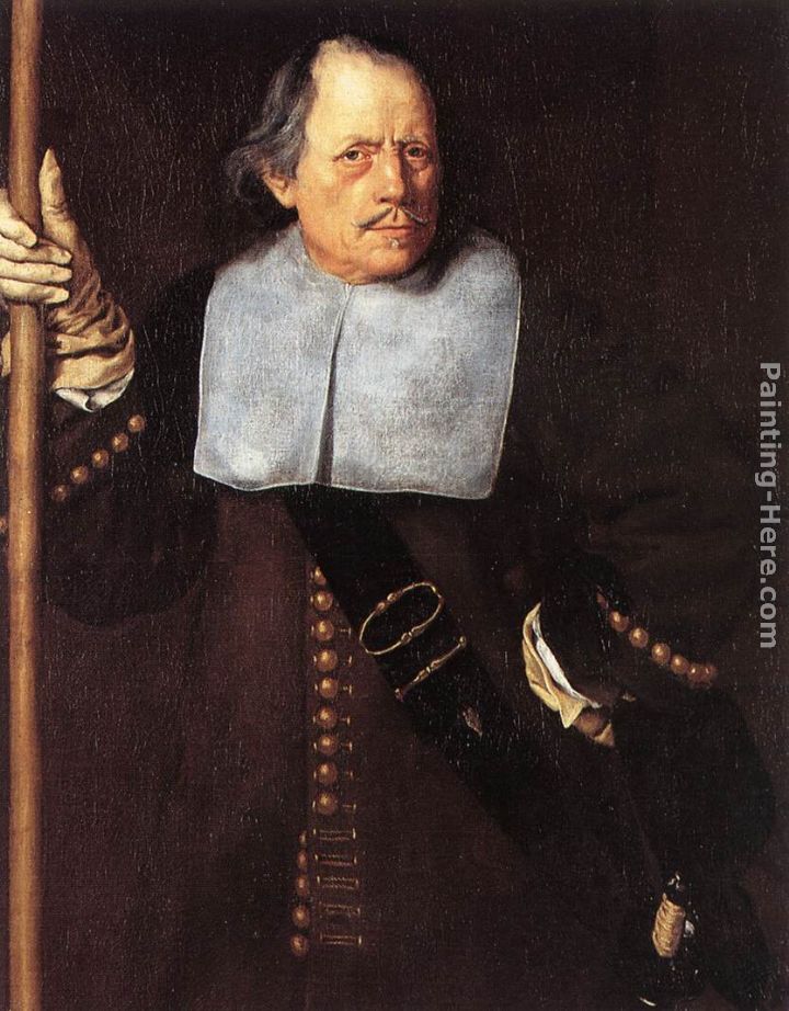 Portrait of Fovin de Hasque painting - Jacob van Oost the Elder Portrait of Fovin de Hasque art painting